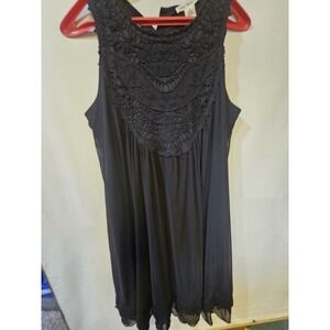 Indigo Thread Co. Women'sblack Sleeveless  Dress Size XL